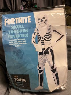 Fortnite Skull Trooper  Youth Halloween Costume