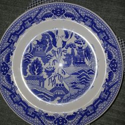 Anfora Mexico "Blue Willow" Dinner Plate(s),Lg./ Med./Sm./Cups 2006 (Transferware