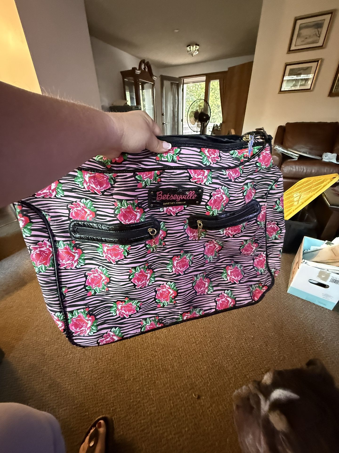 Betsey Johnson Large Travel Bag