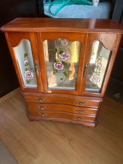 Vintage Jewelry Armoire
