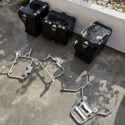 bmw 1250 Motorcycle travel case aluminum