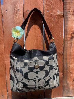 Black vintage coach bag