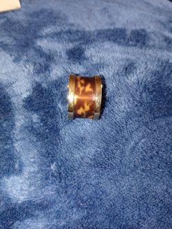 Michael Kors Tortoise Shell Ring Sz 6