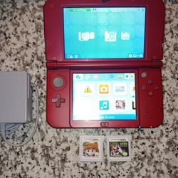 Nintendo 3DS XL "NEW" Console System Bundle With Super Mario 3D Land + Luigis Mansion