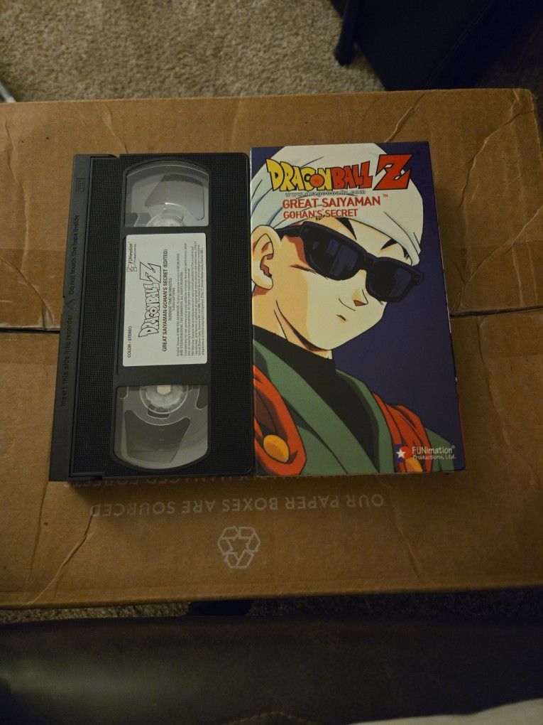 Dragon Ball Z VHS Tape "Great Saiyaman - Gohan's Secret"
