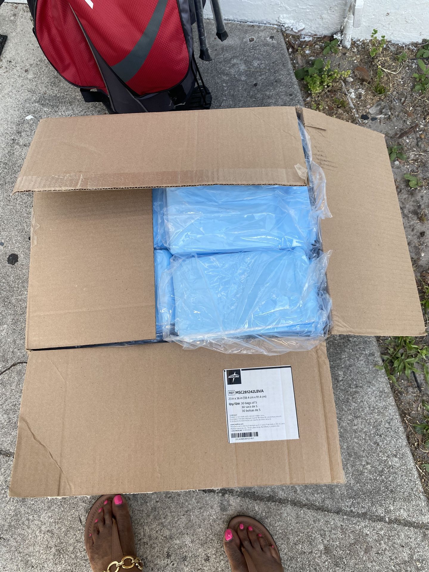 One Box Full of Pads