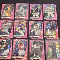 2026 PINK CRACKED ICE BASEBALL LOT 