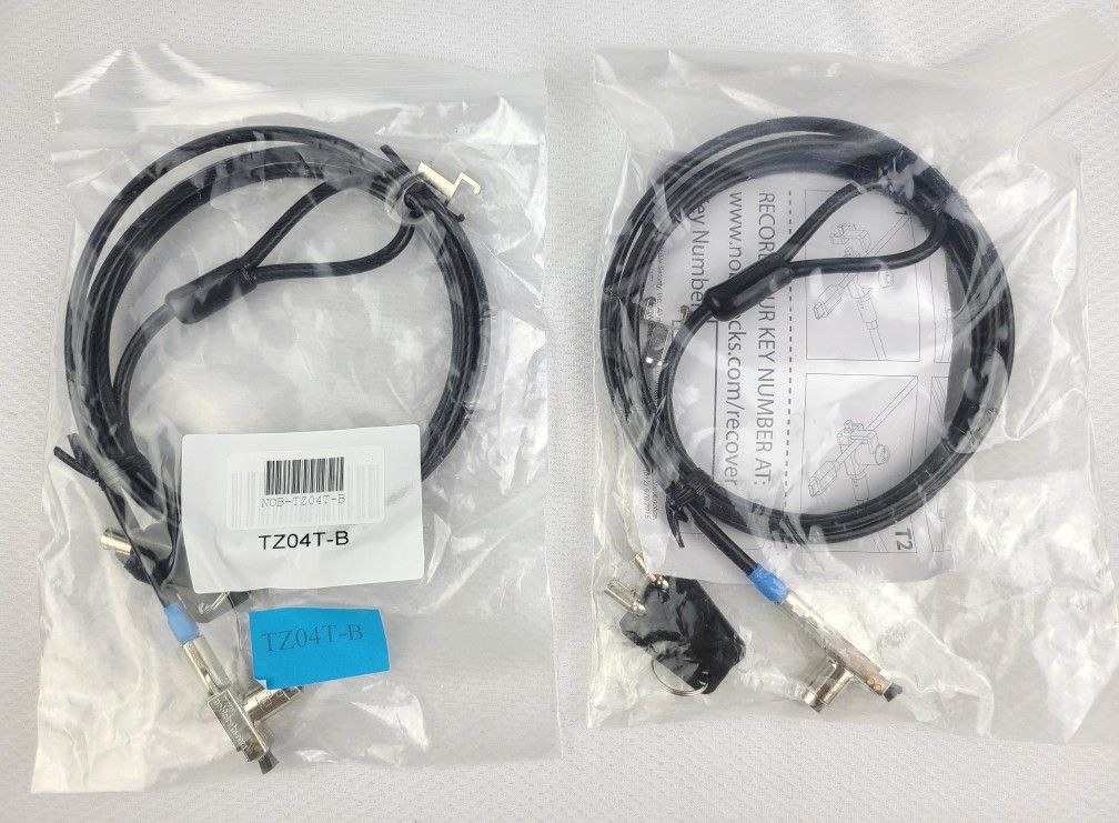 2 Noble TZ04T Compact Wedge Lock for Dell Latitude Laptops