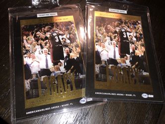 Dwyane Wade Last Game commemorative Tix