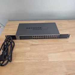 NETGEAR 24-Port Gigabit Ethernet Plus Switch (JGS524E) - Managed, Desktop or Rackmount