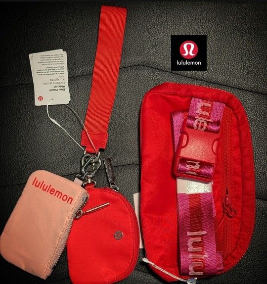 Lulu Lemon Everywhere Belt Bag And Wristlet Pouch