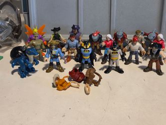 Imaginext Action Figure Batman, Pirates, jurassic Park