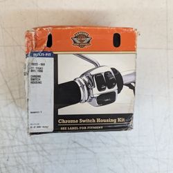 Harley Davidson 70222-96B Chrome Switch Housing Kit