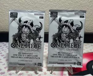 OP 17 4th Anniversary Treasure Campaign Pack have 150+ packs