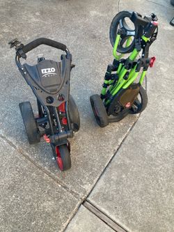 Push golf carts