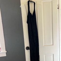 Black Velvet Cocktail Dress