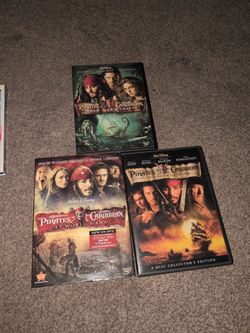 Pirates of the Caribbean DVD Trilogy Set