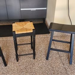 Set Of 3 Low Bar Stool