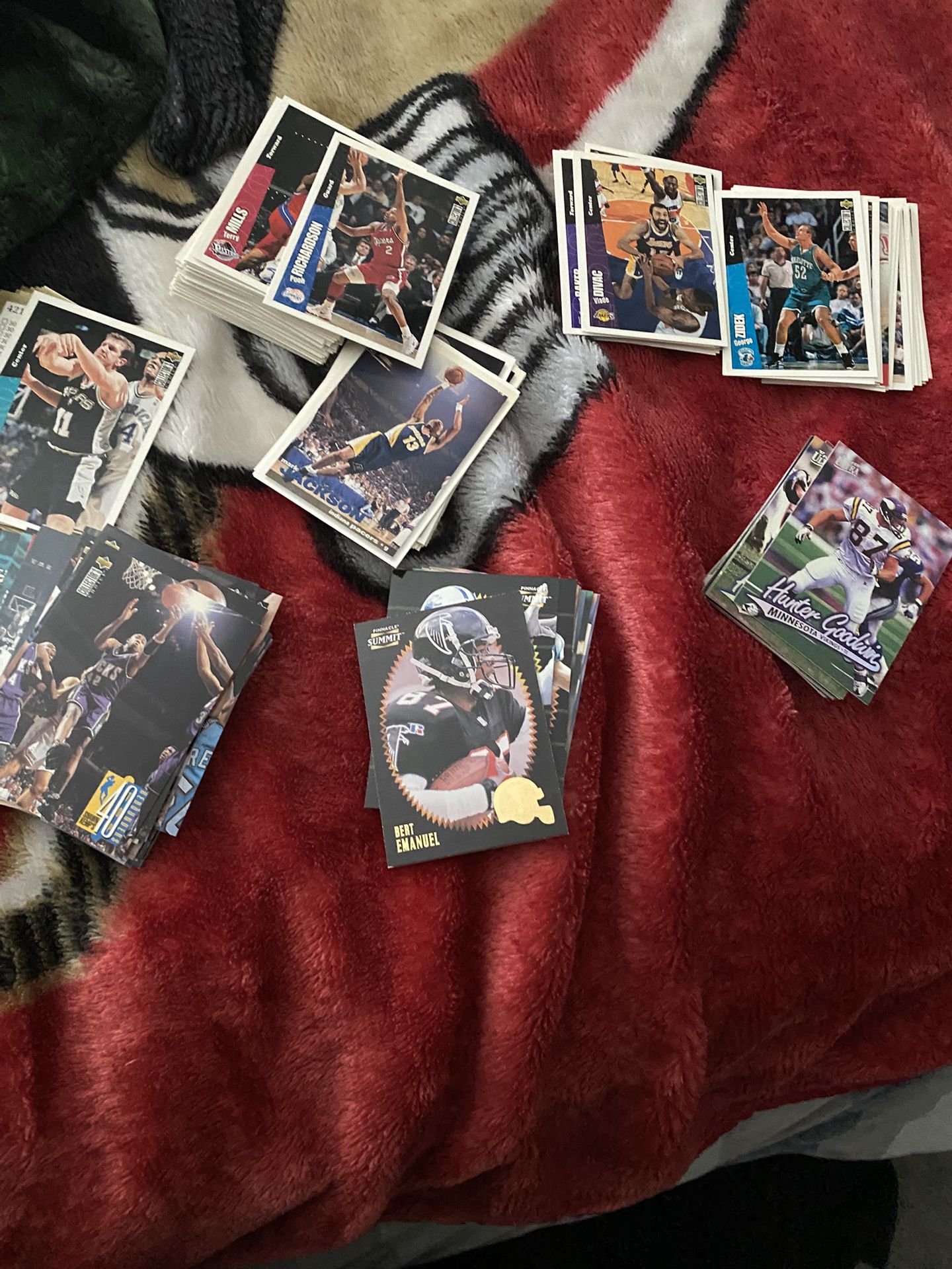 Basketball And Football Cards