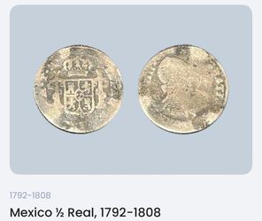 Mexico ½ Real, 1(contact info removed)