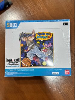 SBO2 MANGA BOOSTER BOX dragon ball cards
