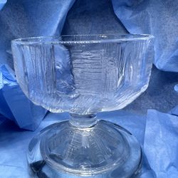 Vintage Hoya Crystal Ice Castles Sherbet Glasses  Set Of 6 4” High