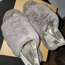 Gray Ugg Sandals 