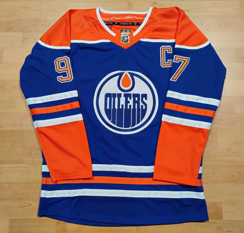 All Sizes! Connor McDavid Edmonton Oilers Jersey