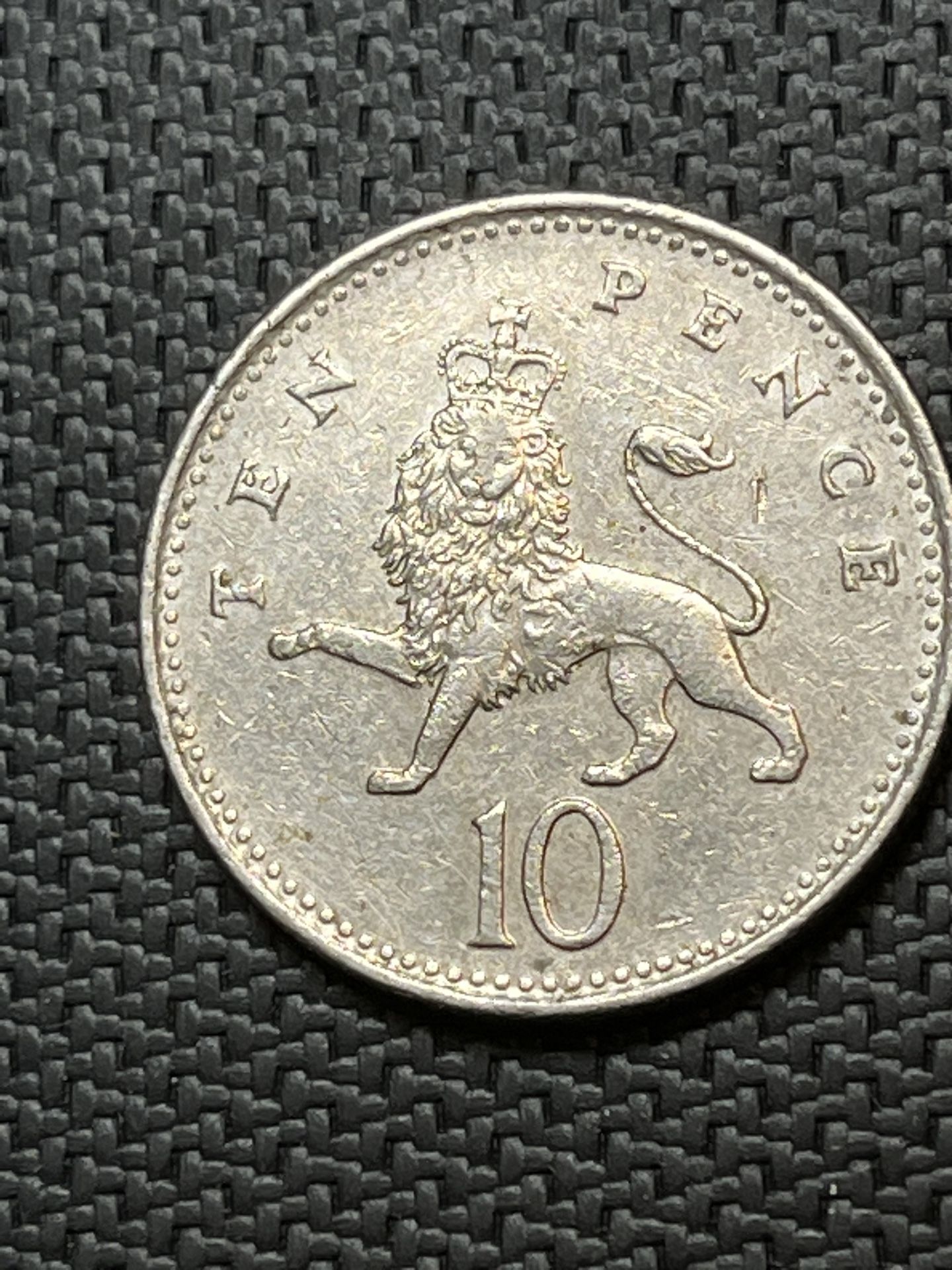 1992 Ten Pence Coin 