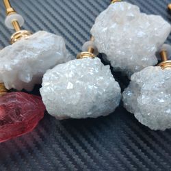 Genuine Crystal Dresser / Cabinet Knobs 8 Pcs