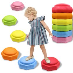 New joybond 6-Pc. EPP Balance Sensory Stepping Stones - Pastel Rainbow Retail $71.00