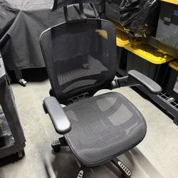 Ergonomic High Back Office Desk Chair with Headrest & Flip-Up Arms