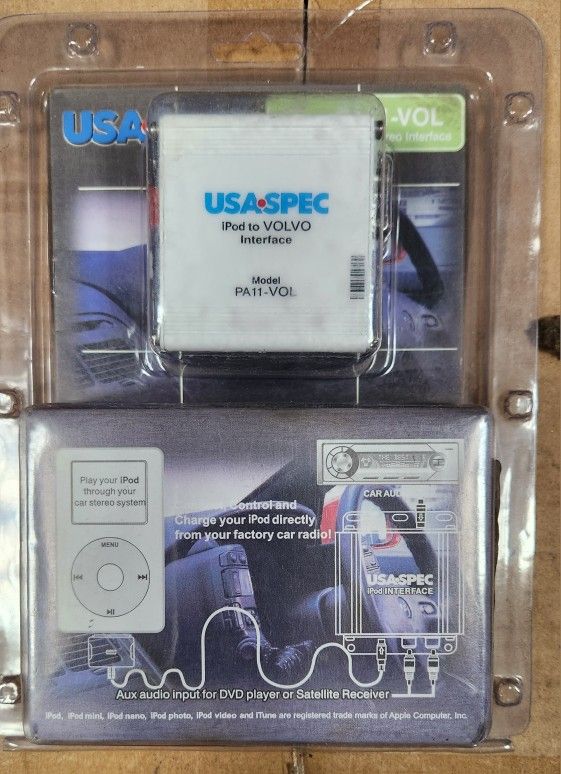 USA SPEC PA11-VOL iPod / Aux WIRED Music Interface
for 2001 To 2007 Volvo