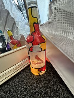 Cardinals Bottle Lamp