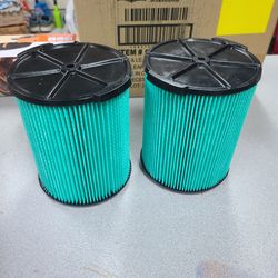 2 NEW Replacement Filters for CRAFTSMAN CMXZVBE38753 Fine Dust Wet Dry Vac