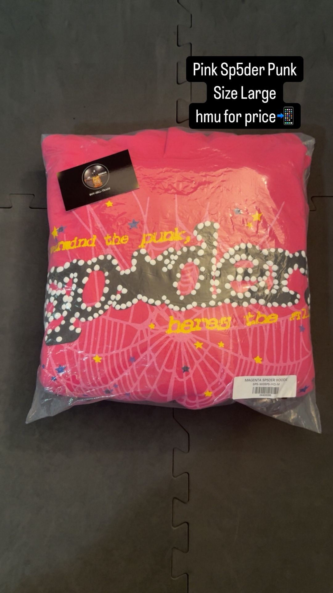 Sp5der Pink Pink Hoodie