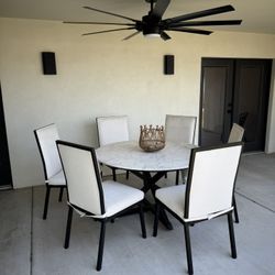 Chic and sturdy outdoor dining set 