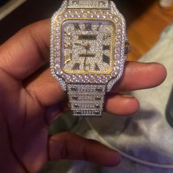 Cartier Watch Moissanite