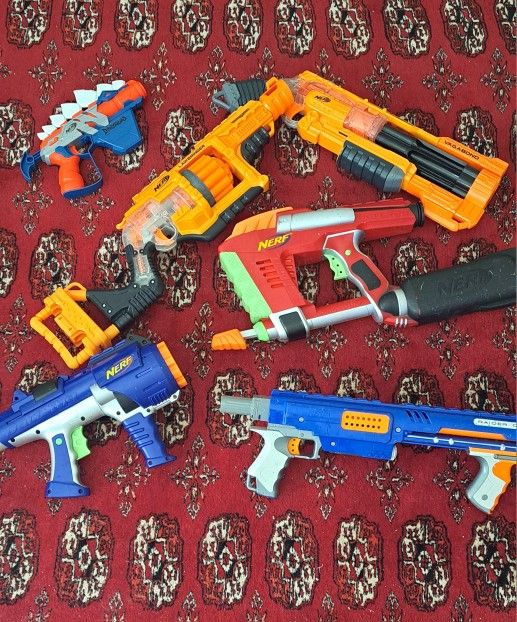 Nerf Guns (9 Total)