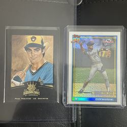 Paul Molitor - 2 Numbered Baseball Cards