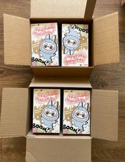 POP MART Labubu The Monsters Exciting Macaron Plush Series(1 Blind Box Figures)