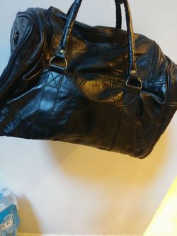 Nice black duffle bag