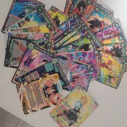 Dragonball super - 27 rare trading cards