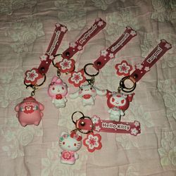 Hello Kitty And Friends Keychains