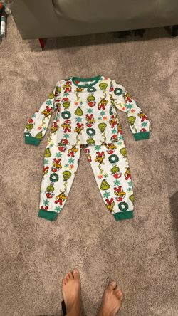 The Grinch Christmas 2 Piece Set Pajamas Size 10