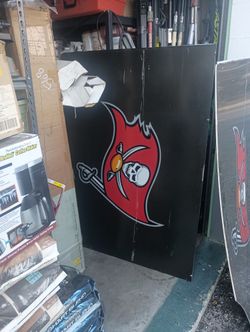 Buccaneers Wall Sign on Plexiglass