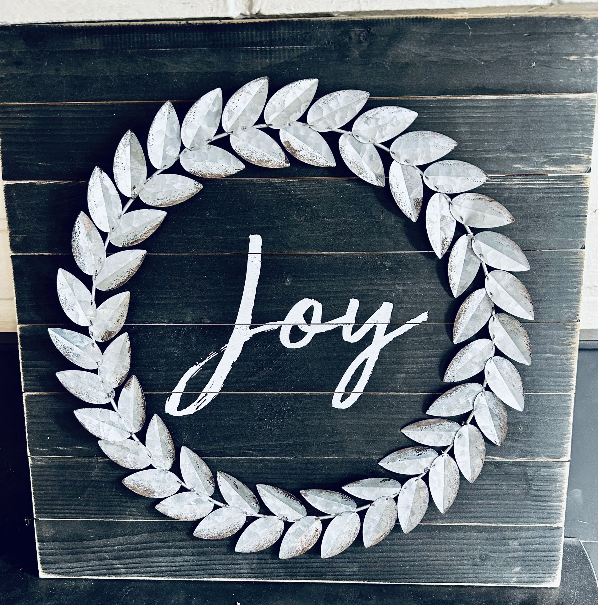 Christmas Decor “joy” Sign