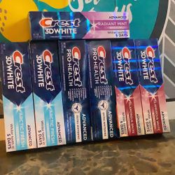 7-Crest Toothpaste All For $17
