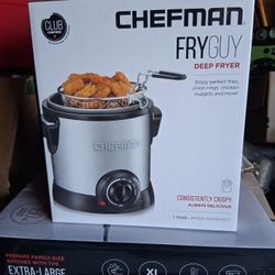 New In Box Chefman Fryguy Deep Fryer