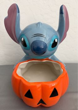 New Disney STITCH By Zrike Figural Candy Bowl